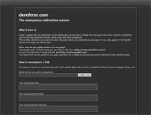 Tablet Screenshot of dereferer.com